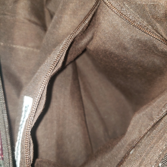 GREAT AMERICAN PATCHED LEATHER SHOULDER BAG EUC. - Picture 7 of 8